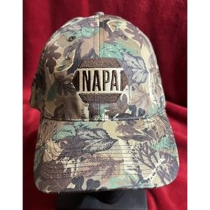 NAPA Camo Signature Series Hat Cap Larry Csonka Strap Back NWOT